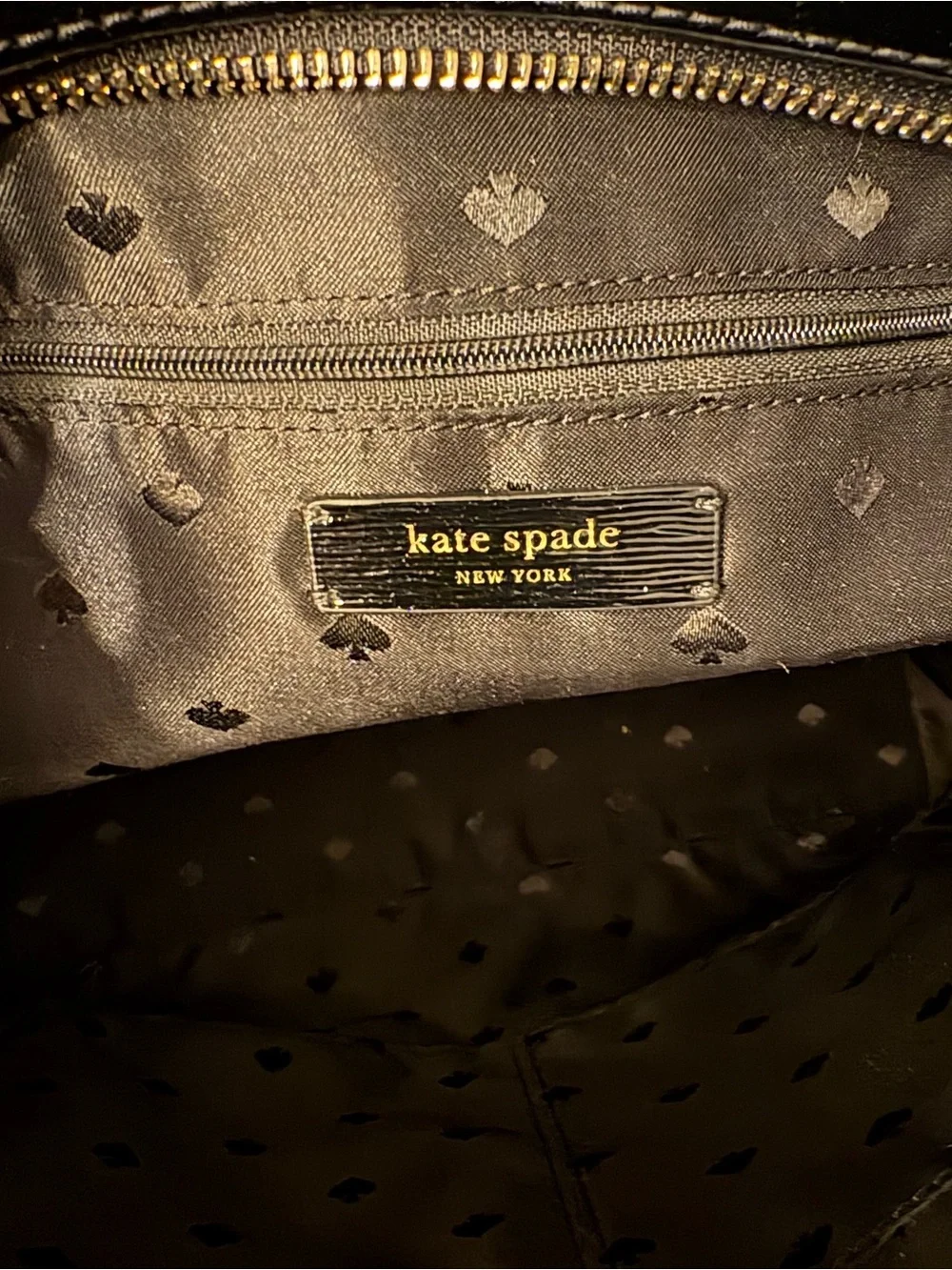 Kate Spade Bixby Place Medium Black Patent Leather Tote